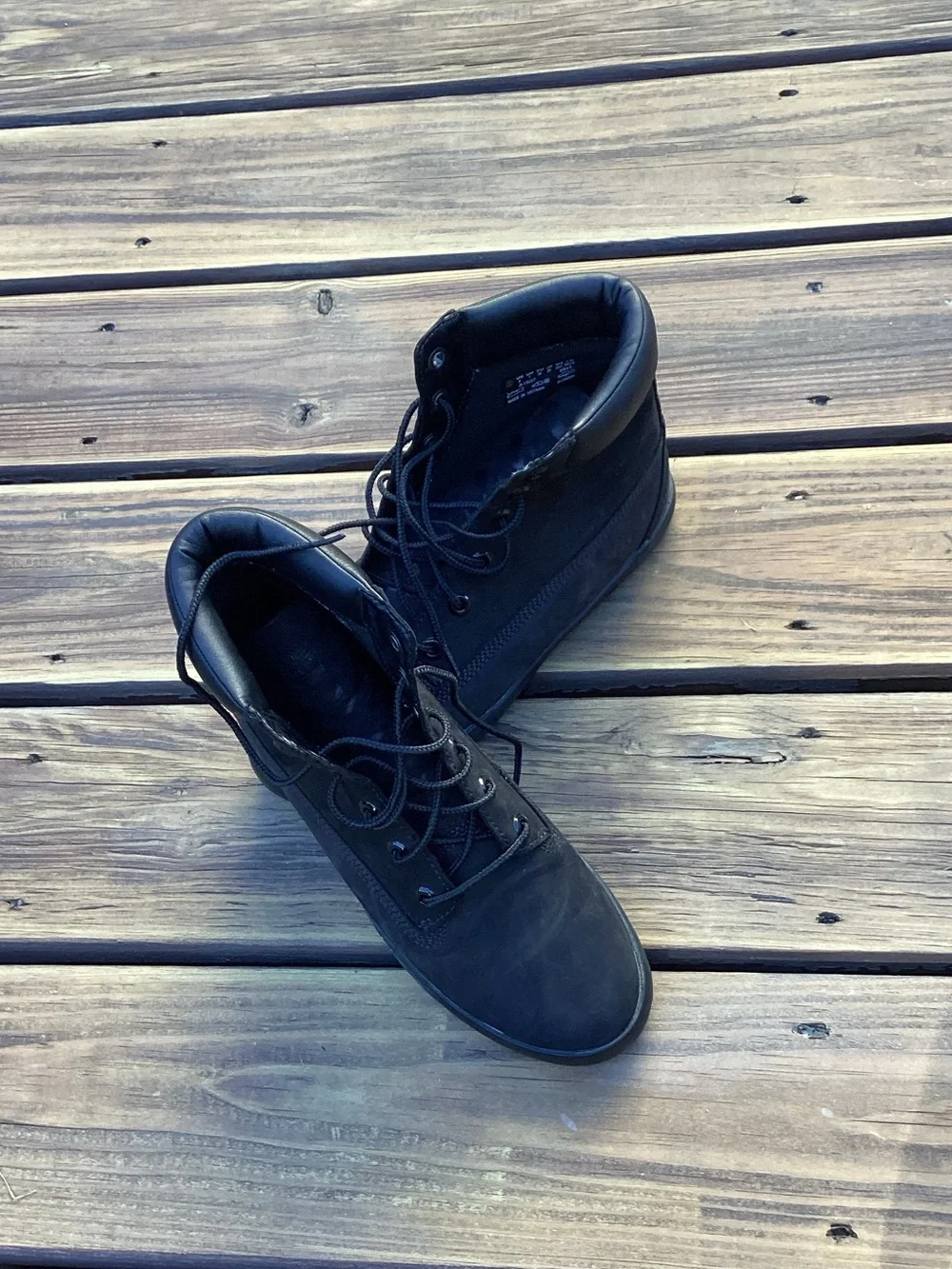 Timberland Men's Black High-Top Lace-Up Boots